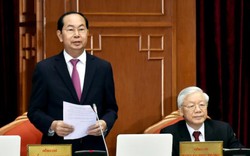 Chủ tịch nước Trần Đại Quang điều hành ngày đầu Hội nghị T.Ư 7