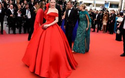 Lý Nhã Kỳ mặc váy công chúa gợi cảm nổi bật trên thảm đỏ LHP Cannes