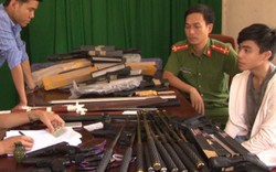 Thanh niên đưa kiếm Nhật, súng bắn bi từ Hà Nội vào Huế tiêu thụ