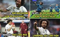 ẢNH CHẾ BÓNG ĐÁ (12.5): Marcelo “dằn mặt” Liverpool, Lewandowski bị “hớ”