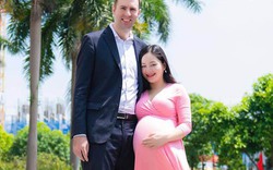 Lan Phương sinh hạ con gái đầu lòng với chồng Tây cao 2m