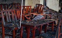 Cà Mau: Cháy quán cà phê, nhiều người chạy thoát thân