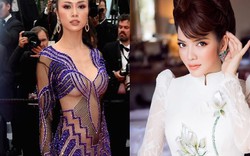 Cannes 2018: Vũ Ngọc Anh dạn dĩ khoe 80% cơ thể, có lấn át Lý Nhã Kỳ?