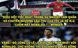ẢNH CHẾ BÓNG ĐÁ (18.5): Ronaldo may mắn không “vào tay” Wenger