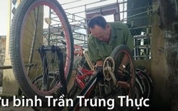 Cựu binh lắp ráp xe đạp tặng học sinh nghèo
