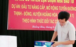 Lễ đấu thầu dự án 224 tỷ đồng của huyện Hoằng Hóa được đánh giá tốt