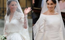 Váy cưới của 2 công nương nước Anh, "mỗi người một vẻ, mười phân vẹn mười"