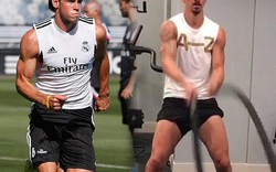 Ibrahimovic, Bale ở nhà xem World Cup nhưng vẫn tích cực tập gym, luyện cơ