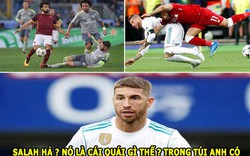 ẢNH CHẾ BÓNG ĐÁ (27.5): Liverpool thua vì "thánh đoán" Pele, Ramos "bỏ túi" Salah