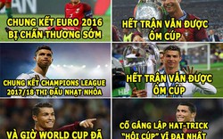 ẢNH CHẾ BÓNG ĐÁ (3.6): Ronaldo “hôi cúp”, Chicharito khiến đối thủ gãy xương sườn