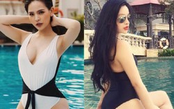 Hot girl Mì Gõ, Midu, Elly Trần mặc áo tắm hot ngang ngửa các đàn em 9X