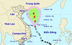 Áp thấp nhiệt đới bắt đầu mạnh dần lên khi đi vào quần đảo Hoàng Sa