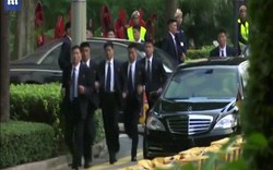 Cận cảnh 12 vệ sĩ chạy bộ "chất lừ" của ông Kim Jong-un ở Singapore