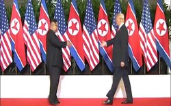 Vì sao Donald Trump đặt tay vào lưng Kim Jong-un?