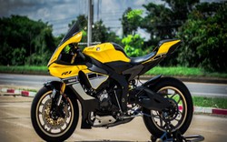 Ngất ngây Yamaha YZF-R1 màu vàng lên đồ chơi cực chất