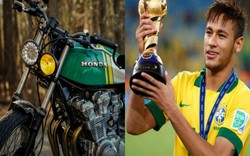 Ngắm Honda CB750K Brat màu cờ quê hương chân sút Neymar