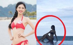 Á hậu kiêm BTV cao 1m8 khoe ảnh mặc bikini thế này, fan “than” mỏi mắt