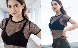 "Người đàn bà đẹp nhất Philippines" lần đầu diện áo lưới gợi trí tò mò