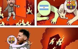 Ảnh chế Messi hỏng penalty: Ronaldo cười vỡ vụng, xuất hiện “Miss Pen”