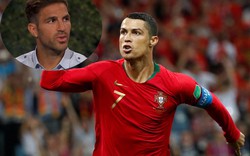 Fabregas gây sốc khi chê Ronaldo “ăn may”