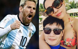 Vợ Hoàng Bách "sống chung với lũ" khi chồng ôm tivi suốt World Cup