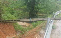 Quảng Ninh: Nước dâng mạnh trên các sông, nhiều công trình sạt lở