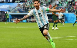 Argentina hạ Nigeria, Messi vượt qua kỷ lục của Maradona