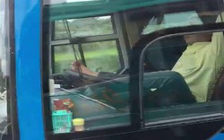 Vụ tài xế xe khách lái bằng chân trên cao tốc: Nhà xe xin lỗi