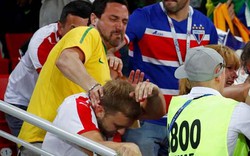 World Cup: Cổ động viên Brazil và Serbia choảng nhau trên SVĐ Nga