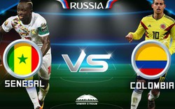 Xem trực tiếp Senegal vs Colombia trên VTV2