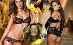 Hai thiên thần Victoria's Secret “tiếp lửa” cho ĐT Brazil