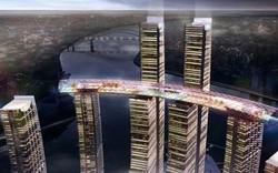 Hành lang thủy tinh độc đáo: Dài 300m, nối 4 tòa nhà chọc trời ở TQ