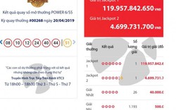 Hai jackpot hơn 120 tỉ vừa "nổ" trong cùng kỳ quay