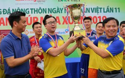 Đội bóng báo NTNN giành cúp vàng sau loạt sút penalty cân não