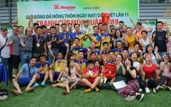 Giải bóng đá Báo NTNN/Dân Việt: Đá luân lưu nghẹt thở, chủ nhà giành chức vô địch