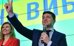 Diễn viên hài chiến thắng áp đảo cuộc bầu cử tổng thống Ukraine