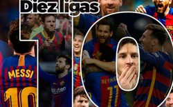 Ghi bàn giúp Barca vô địch La Liga, Messi lại cho ra đời hàng loạt kỷ lục