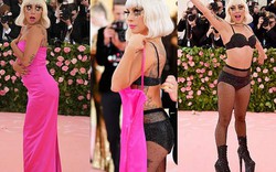 Lady Gaga "chơi lớn" 3 lần lột váy tại thảm đỏ Met Gala