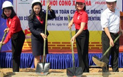 Prudential Việt Nam xây 5 căn nhà chống lũ cho Xốp Mạt (Nghệ An)