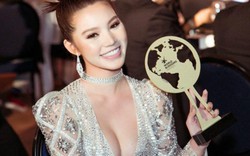 Hoa hậu Jolie Nguyễn diện váy đính 10.000 viên pha lê, khoe ngực sexy tại Cannes