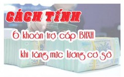 Cách tính 6 khoản trợ cấp BHXH khi mức lương cơ sở tăng từ 1/7/2019