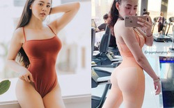 Cách tăng 11cm vòng 3 của hot girl phòng gym xinh nhất Phan Thiết