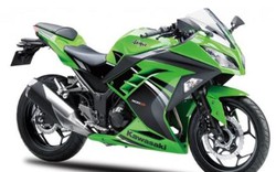 Kawasaki Ninja 300 thêm màu mới, giá không đổi