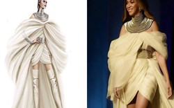 Diva Beyonce hóa thân thành nữ thần trong thiết kế của NTK Phương My