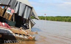 Cà Mau: Liên tiếp xảy ra sạt lở trong đêm, thiệt hại tiền tỷ