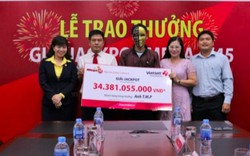 Trúng jackpot 34 tỉ và hai tình tiết chưa từng có trong lịch sử Vietlott