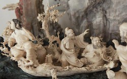 Tuyệt phẩm điêu khắc "bát tiên quá hải" độc nhất vô nhị ở Việt Nam