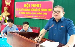 Chủ tịch Hội NDVN Thào Xuân Sùng tiếp xúc cử tri tại tỉnh Hà Giang