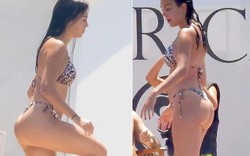 Bạn gái C.Ronaldo khoe body trong bộ bikini nhỏ xíu