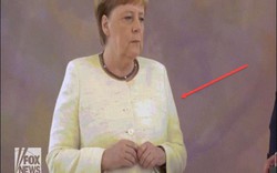 "Bà đầm thép" Đức lại run bần bật, gồng mình khi đứng bên Tổng thống